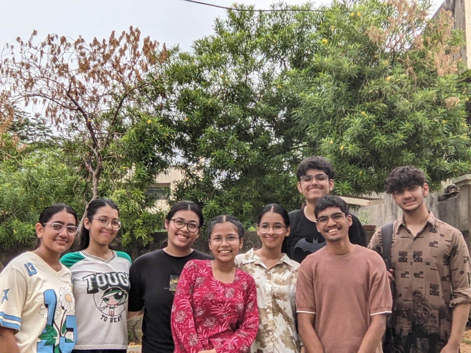 ByteByByte volunteers standing together outdoors, smiling.